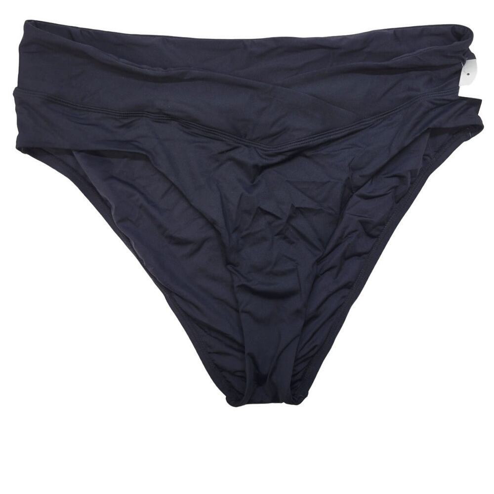 La Blanca Women's Black Bikini Bottoms Size 14